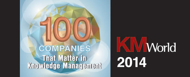 Bamboo Solutions’ Knowledge Management Expertise Celebrated by KMWorld