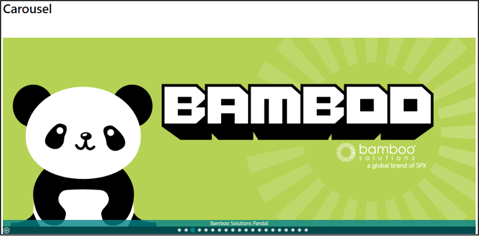 Benefits of Bamboo Solutions’ Carousel by Bamboo Web Part 