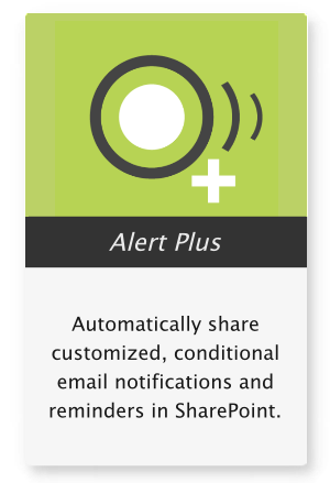 Alert Plus Web Part