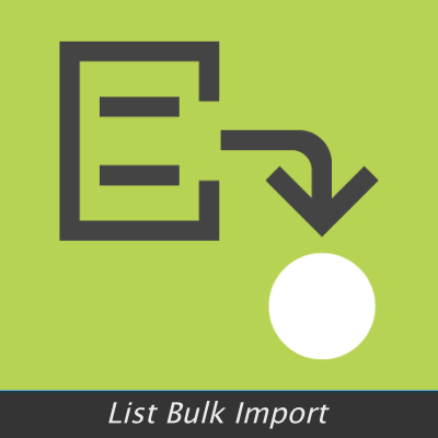 List Bulk Import Web Part