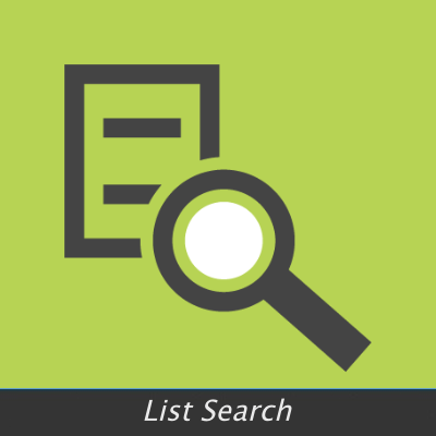 List Search Web Part