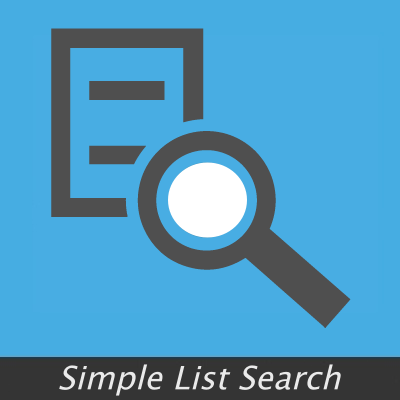 Simple List Search Cloud Part