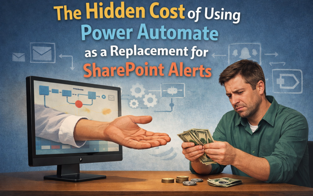 The Hidden Cost of Using Power Automate as a Replacement for SharePoint Alerts